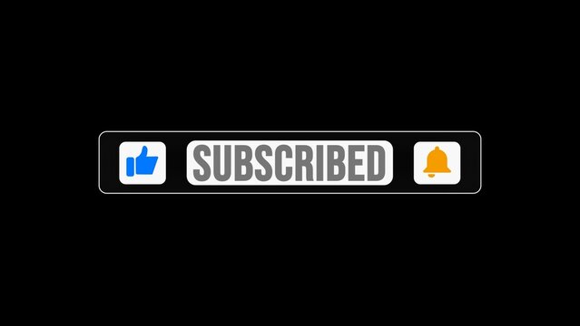 Simple Minimalist Subscribe Button