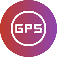 gps gradient icon