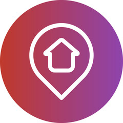 address gradient icon