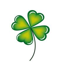 Fototapeta premium green clover icon