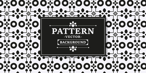 Flat abstract circle line pattern