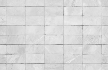 White or gray tiles ceramic wall and floor, marble abstract background. Design geometric mosaic texture decoration.