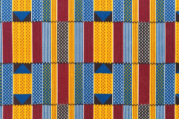 seamless pattern of an african carpet