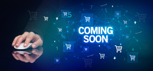 male hand holding wireless peripheral