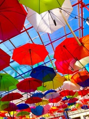 Fototapeta na wymiar Colorful umbrella