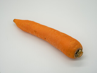 Fresh carrots just bought back
