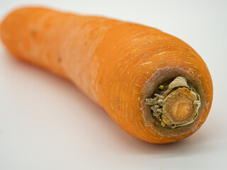 Fresh carrots just bought back