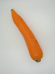 Fresh carrots just bought back
