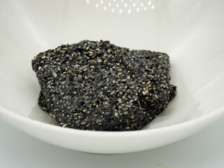 Chinese traditional dim sum, sesame cake
