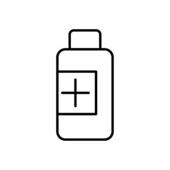 antiseptic for medical design. Coronavirus icon. Vector illustration. stock image. 