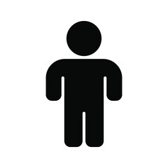 Girl icon, two children sign. vector illustration