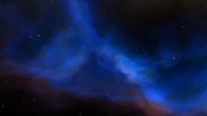 Obraz na płótnie Canvas Colorful smoke clouds on dark background 3d render