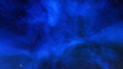 Colorful smoke clouds on dark background 3d render