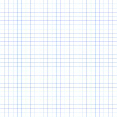School sheet with lines and grid Vector