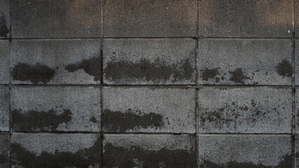 Wet concrete
