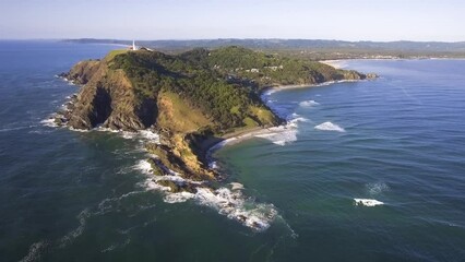 Cape Byron, Byron Bay Australia aerial view