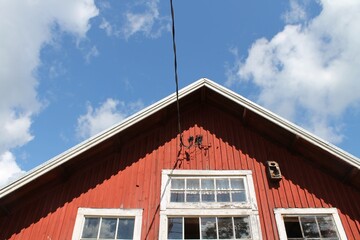 Red Barn with Sky