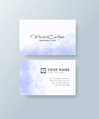 Wedding invitation with abstract watercolor background