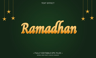 Ramadhan style editable text effect