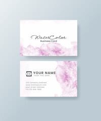Fototapeta premium Wedding invitation with abstract watercolor background