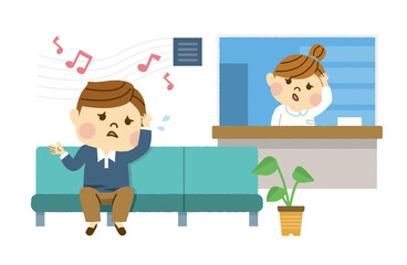 病院で呼ばれる男性