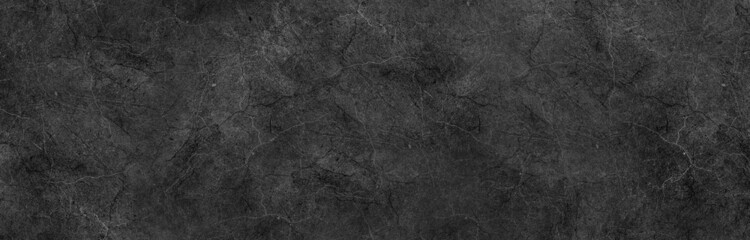 Mur de pierre marbrée de fond gris noir foncé ou texture industrielle de roche dans la conception de toile de fond d& 39 en-tête de bannière de site Web