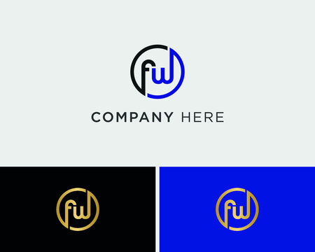 FW Letter Logo Design