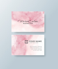 Watercolor business card