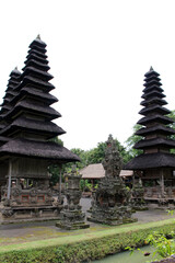 Unique roof architecture of Taman Ayun Temple Bali. Taken January 2022.