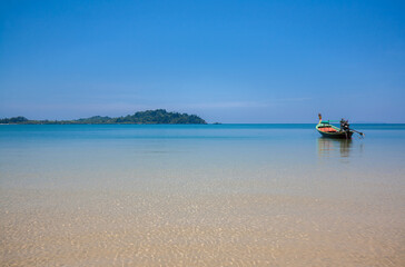 Payarm Island beach in Ranong Province, Southern Thailand
