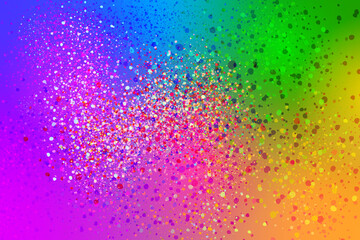 Colorful Holi Greeting, Festival of colors background