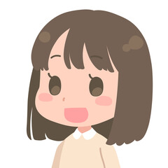 Obraz premium 笑顔の女の子