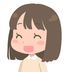 Obraz premium 笑顔の女の子