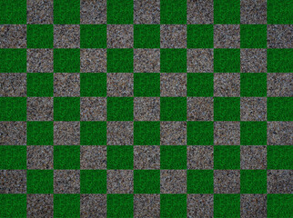 Colorful square sand pattern for background.
