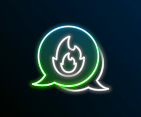 Glowing neon line Telephone with emergency call 911 icon isolated on black background. Police, ambulance, fire department, call, phone. Colorful outline concept. Vector