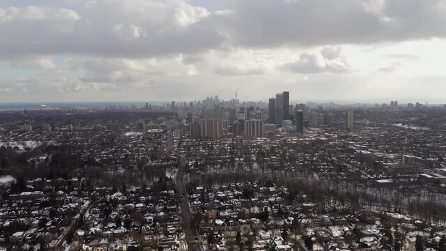 Toronto Skyline from Lawrence Park.