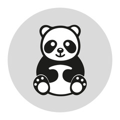 Panda. Vector image.