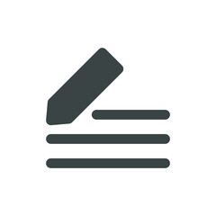 Edit Menu Interface Icon Illustration