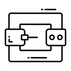 belt icon, trendy Style, Isolated on White Background, Stock vector illustrations.