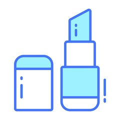 Obraz premium lipstick icon, trendy Style, Isolated on White Background, Stock vector illustrations.