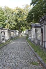 cemetery in the town