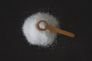 sugar in a spoon