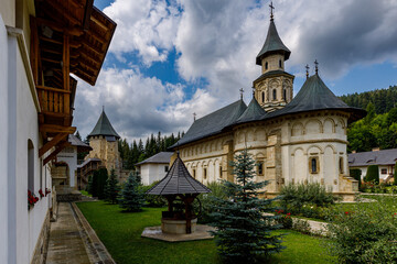 Fototapeta na wymiar The monastery of Putna in the Bucovina of Romania