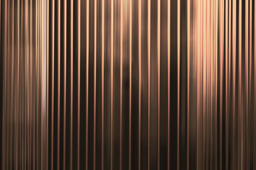 Background of straight vertical lines in golden brown color