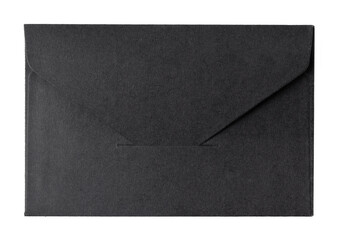Black Envelope isolated on a white background