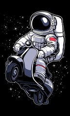 astronaut scooter