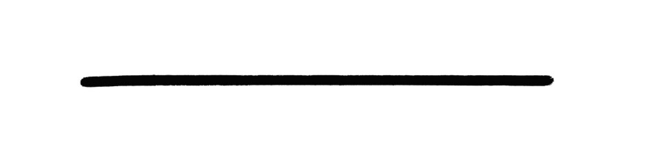 Linie oder Streifen in schwarz zum Durchstreichen, Unterstreichen oder Markieren