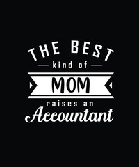 Accountant T-shirt Design Vector