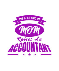 Accountant T-shirt Design Vector