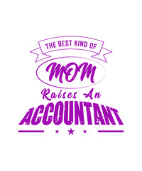 Accountant T-shirt Design Vector